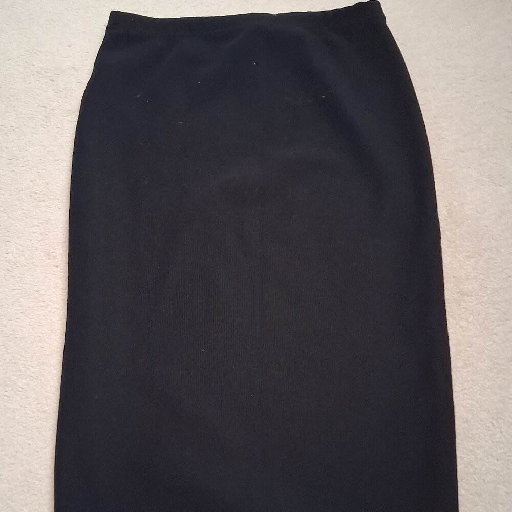 Black pencil skirt